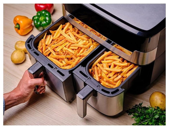 Tefal Dual Easy Fry & Grill EY905D, Freidora de aire de 8,3 L