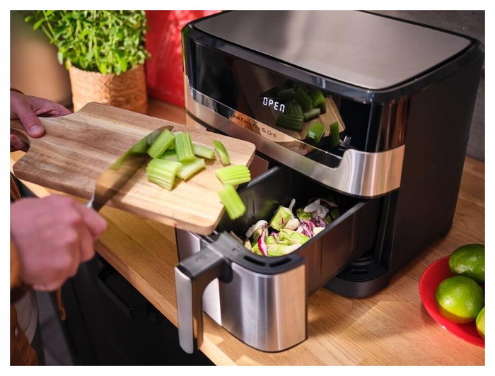 Tefal Dual Easy Fry & Grill EY905D, Freidora de aire de 8,3 L