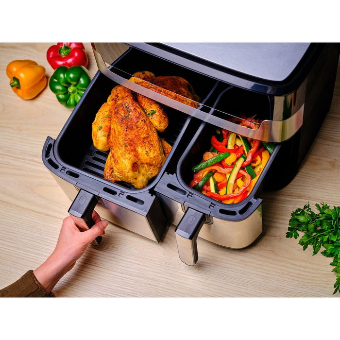 Tefal Dual Easy Fry & Grill EY905D, Freidora de aire de 8,3 L