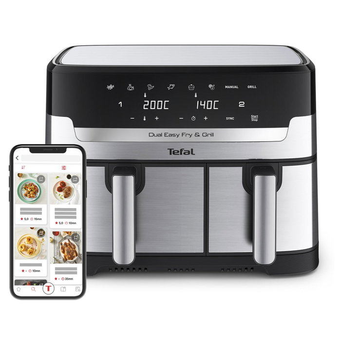 Tefal Dual Easy Fry & Grill EY905D, 8,3 L