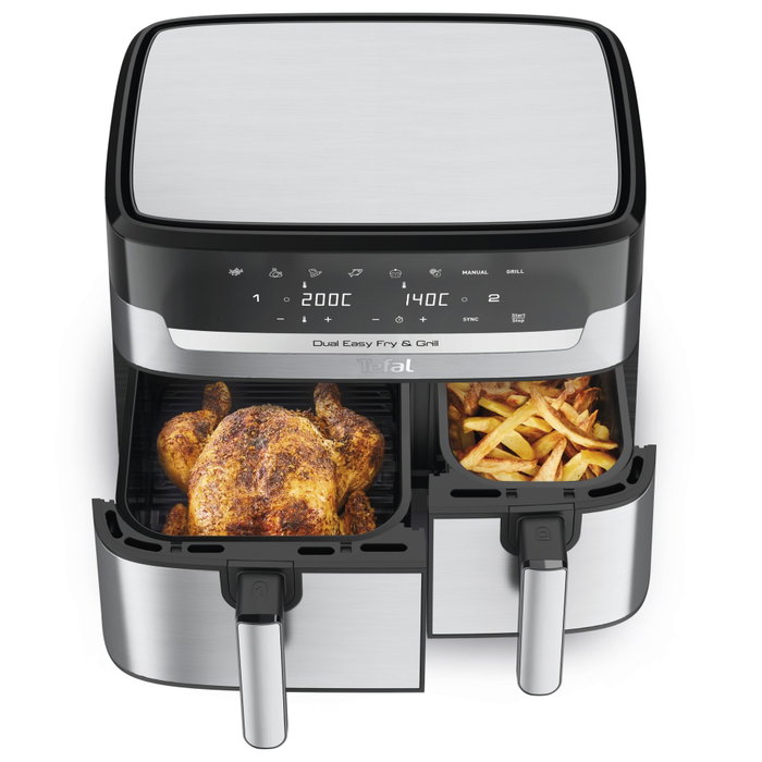 Tefal Dual Easy Fry & Grill EY905D, 8,3 L