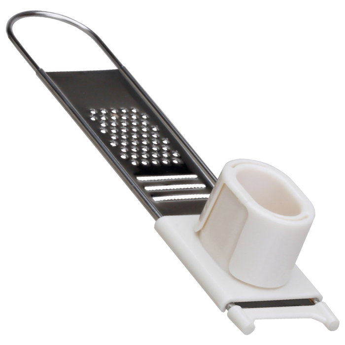 Cook Concept Rallador de Especias Acero y Plástico para Aromatizar Platos, Largo 22.5 cm