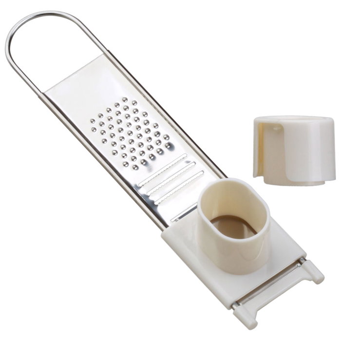 Cook Concept Rallador de Especias Acero y Plástico para Aromatizar Platos, Largo 22.5 cm