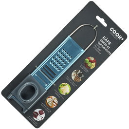 Cook Concept Rallador de Especias Acero y Plástico para Aromatizar Platos, Largo 22.5 cm