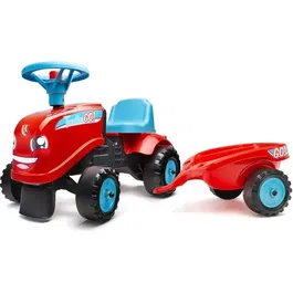 FALK Tractor Go! Con trailer para niños de 1 año