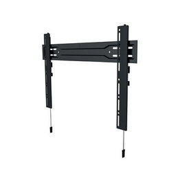 HAGOR BL Superslim 600 Soporte de pared para TV de 55 a 75 pulgadas, capacidad 35 kg, VESA 600x400 mm, color negro, incluye tornillos