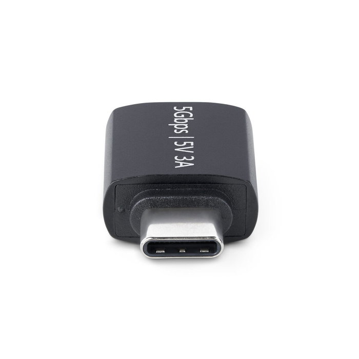 StarTech.com Adaptador USB-C a USB-A 5Gbps, Carcasa de Metal, Negro