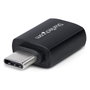 StarTech.com Adaptador USB-C a USB-A 5Gbps, Carcasa de Metal, Negro