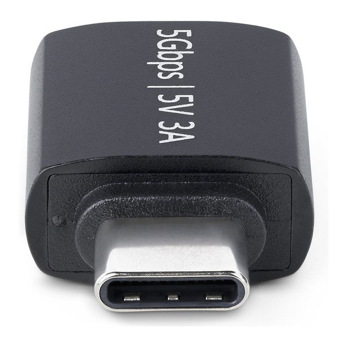 StarTech.com Adaptador USB-C a USB-A 5Gbps, Carcasa de Metal, Negro