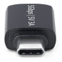 StarTech.com Adaptador USB-C a USB-A 5Gbps, Carcasa de Metal, Negro