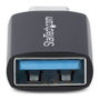 StarTech.com Adaptador USB-C a USB-A 5Gbps, Carcasa de Metal, Negro