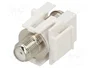 GOOBAY Conector RF Keystone 75Ω Blanco