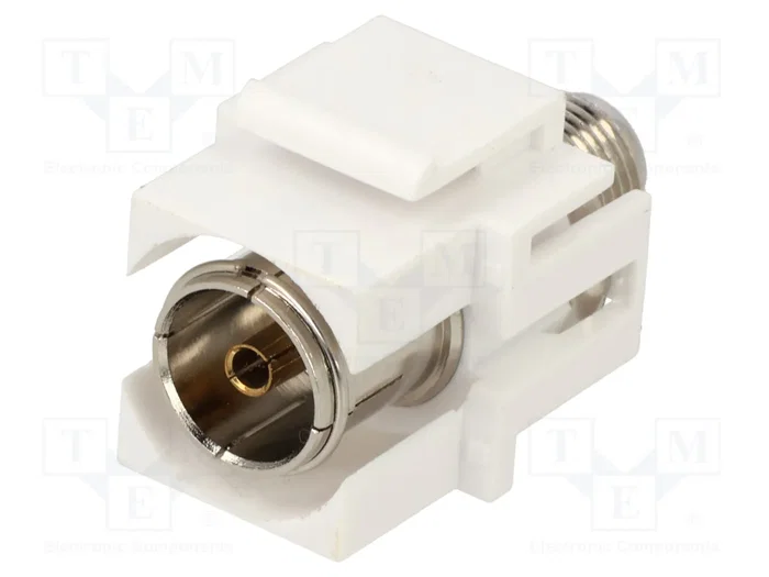 GOOBAY Conector RF Keystone 75Ω Blanco GOOBAY Conector RF Keystone 75Ω Blanco