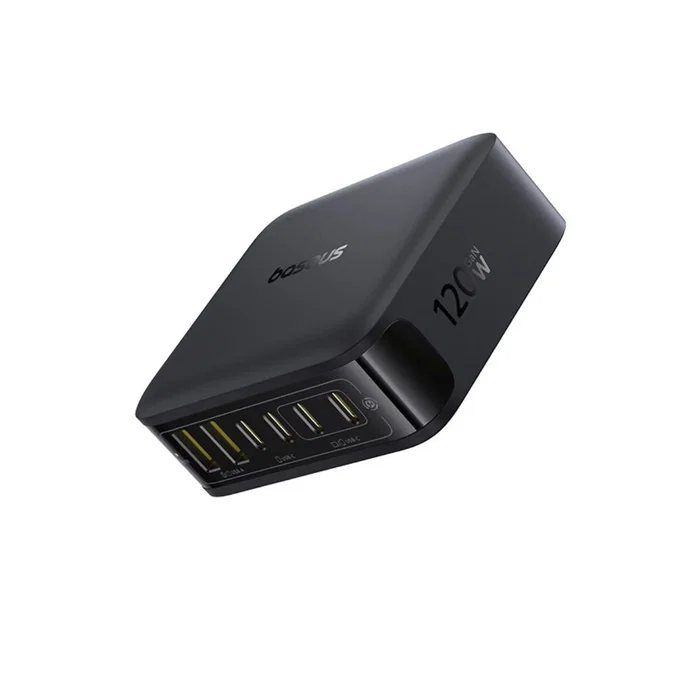 Baseus EnerFill FH21 Estación de Carga 120W 4xUSB-C + 2xUSB-A Negro