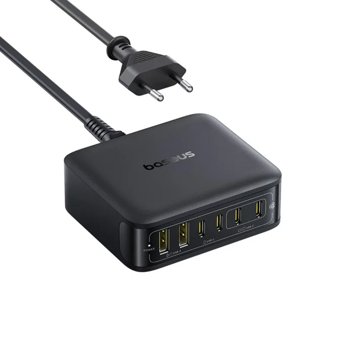 Baseus EnerFill FH21 Estación de Carga 120W 4xUSB-C + 2xUSB-A Negro