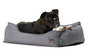 Hunter Sofá Boston 80x60 cm Gris para Perros con Cojín Reversible y Funda Lavable