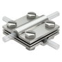 OBO Bettermann 5312318 Conector en cruz 8-10mm A4