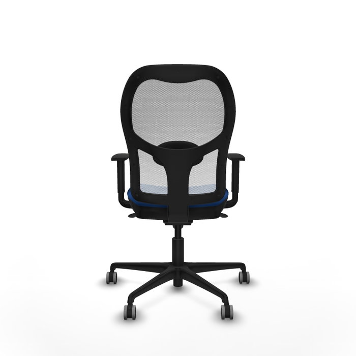 PIQUERAS Y CRESPO Silla de oficina Jorquera Azul y Blanco