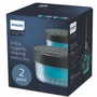 Philips CC12/50 - Cartucho de dosis de limpieza rápida para afeitadoras Series 5000/7000/9000 - Pack de 2 unidades - Líquido limpiador sin alcohol