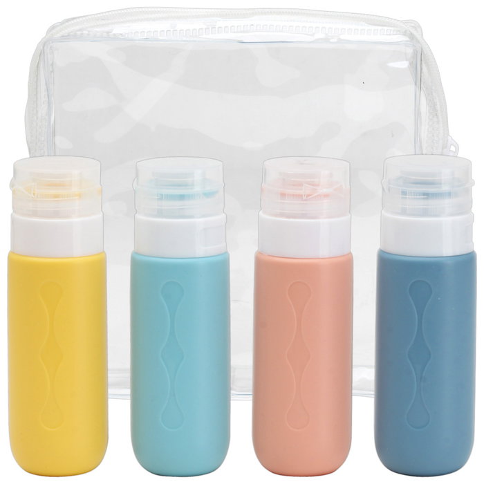 Cosmetic Club Set de 4 Botes de Silicona con Bolsa Refurbished Cosmetic Club Set de 4 Botes de Silicona con Bolsa Refurbished