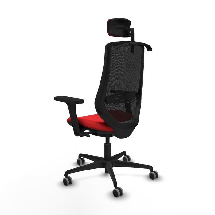 PIQUERAS Y CRESPO Silla de oficina Mardos con mecanismo Sincro/Traslack Rojo y Negro PIQUERAS Y CRESPO Silla de oficina Mardos con mecanismo Sincro/Traslack Rojo y Negro