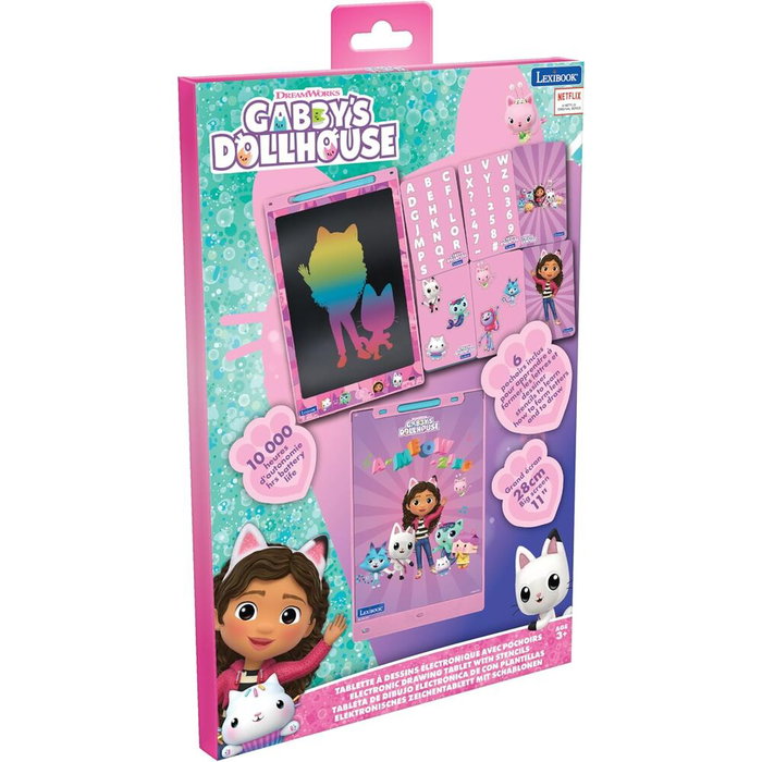 Lexibook Pizarra Mágica Educativa La Casa de Muñecas de Gabby +3 años ...