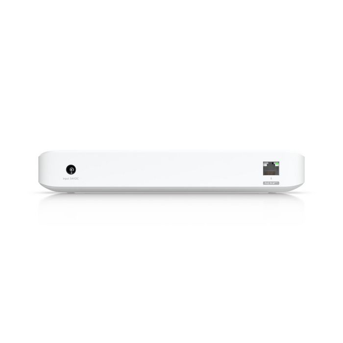 Ubiquiti Switch PoE de 8 Puertos GbE Capacidad de Switching 16 Gbps Potencia 210W Montaje Versátil