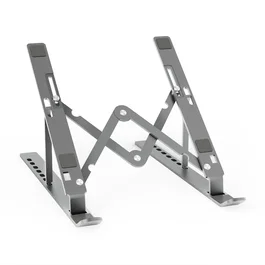 Aisens Soporte de Sobremesa Ajustable para Portátil y Tablet, Gris