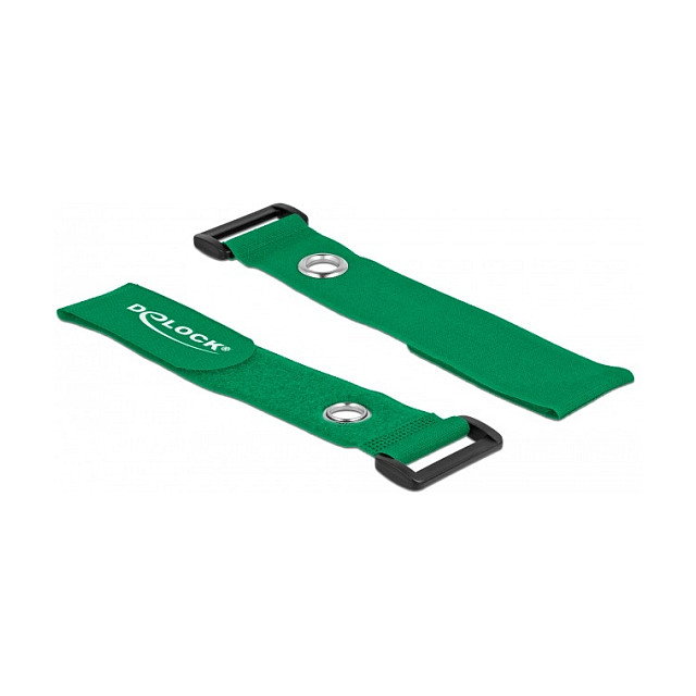 DeLOCK Bridas de cable con lazo y ojal de sujeción Verde 280 x 38 mm (3 piezas) DeLOCK Bridas de cable con lazo y ojal de sujeción Verde 280 x 38 mm (3 piezas)