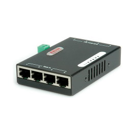 ROLINE Inyector Gigabit Ethernet PoE 4 Puertos 21.13.1198