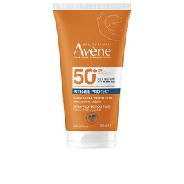 Avène SOLAIRE INTENSE protect SPF50+ 150 ml Protector Solar Facial y Corporal de Amplio Espectro con Protección Luz Azul - Resistente Agua