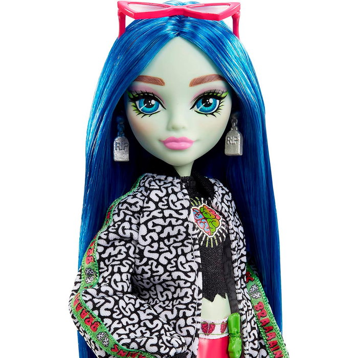 Monster High Hhk58 Muñeca Ghoulia Yelps con Accesorios Sir Hoots A Lot, Falda Rosa, Sudadera y Gorro, Juguete para Niñas +4 Años Monster High Hhk58 Muñeca Ghoulia Yelps con Accesorios Sir Hoots A Lot, Falda Rosa, Sudadera y Gorro, Juguete para Niñas +4 Años