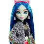 Monster High Hhk58 Muñeca Ghoulia Yelps con Accesorios Sir Hoots A Lot, Falda Rosa, Sudadera y Gorro, Juguete para Niñas +4 Años