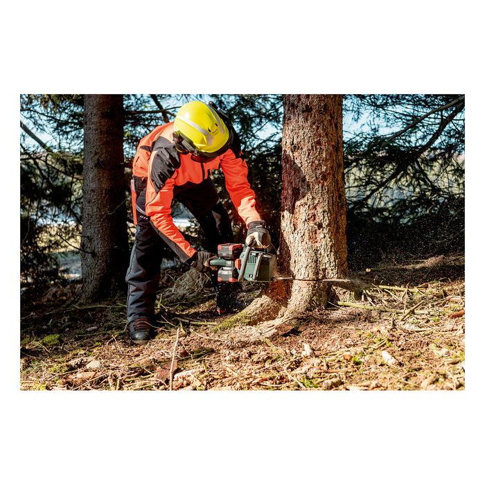 Metabo MS 36-18 LTX BL 40 Motosierra de Cadena de Bateria, Sin Escobillas, 40 cm, 36 cm, 18V, 3.6 kg, Incluye Guia y Cubierta