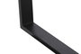 DKD Home Decor Mesa de Comedor MDF y Hierro 160x90x75 cm Marrón y Negro