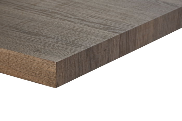 DKD Home Decor Mesa de Comedor MDF y Hierro 160x90x75 cm Marrón y Negro