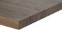 DKD Home Decor Mesa de Comedor MDF y Hierro 160x90x75 cm Marrón y Negro