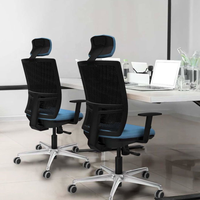PIQUERAS Y CRESPO Silla de oficina Yunquera con mecanismo Sincro, Naranja oscuro y Negro PIQUERAS Y CRESPO Silla de oficina Yunquera con mecanismo Sincro, Naranja oscuro y Negro
