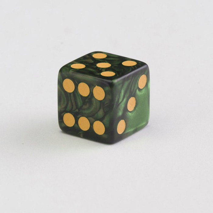 Q Workshop Pack de Dados Full Pack D6 Verde (20)