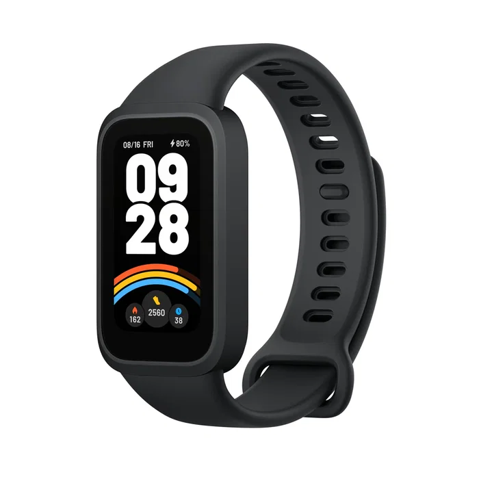 Xiaomi Mi Smart Band 9 Active - Pulsera de actividad con pantalla TFT 1.47", monitor frecuencia cardíaca, batería 300 mAh (18 días) y resistencia agua 5 ATM - Negro