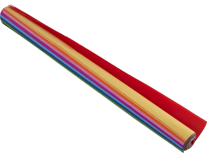 Liderpapel Papel seda 12 colores surtidos rollo 24 hojas 50x75cm 17g/m2