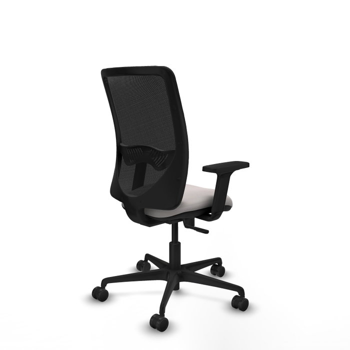 PIQUERAS Y CRESPO Silla de oficina Zulema con mecanismo Sincro, Blanco y Negro PIQUERAS Y CRESPO Silla de oficina Zulema con mecanismo Sincro, Blanco y Negro