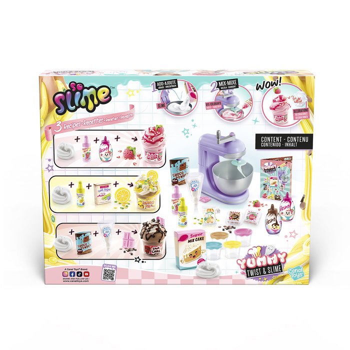 Canal Toys Slime Yummy Mixer Machine para Crear Slimes, Juego de Manualidades con Guía de Recetas, SSC357 Canal Toys Slime Yummy Mixer Machine para Crear Slimes, Juego de Manualidades con Guía de Recetas, SSC357