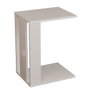 Hanah Home Mesa Auxiliar Shiny White Blanca 35x61x45cm Tablero Partículas Melamina