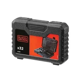 Black + Decker Juego de 32 piezas de taladro/destornillador A7216-XJ