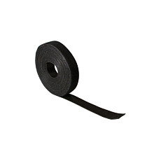 LogiLink Cinta de velcro KAB0055 Negro 10 m x 20 mm