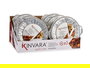 Kinvara Set 3 Ollas Aluminio Plata 25.5x22x11.2 cm (Set de 12)