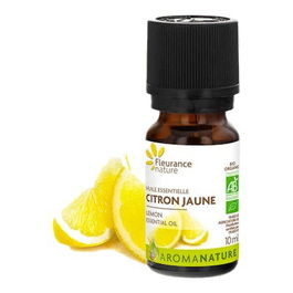 FLEURANCE NATURE Aceite Esencial Limón Bio Fras Cg 10Ml Orgánico 100% Puro y Natural
