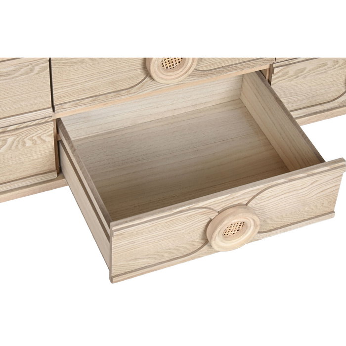 DKD Home Decor Mueble TV Abeto MDF 120x40x50 Natural