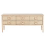 DKD Home Decor Mueble TV Abeto MDF 120x40x50 Natural